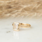 Yevheniia - Emerald Diamond Ring - Kat Cadegan