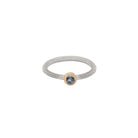 Zink Blue Spinel stacker ring - Kat Cadegan